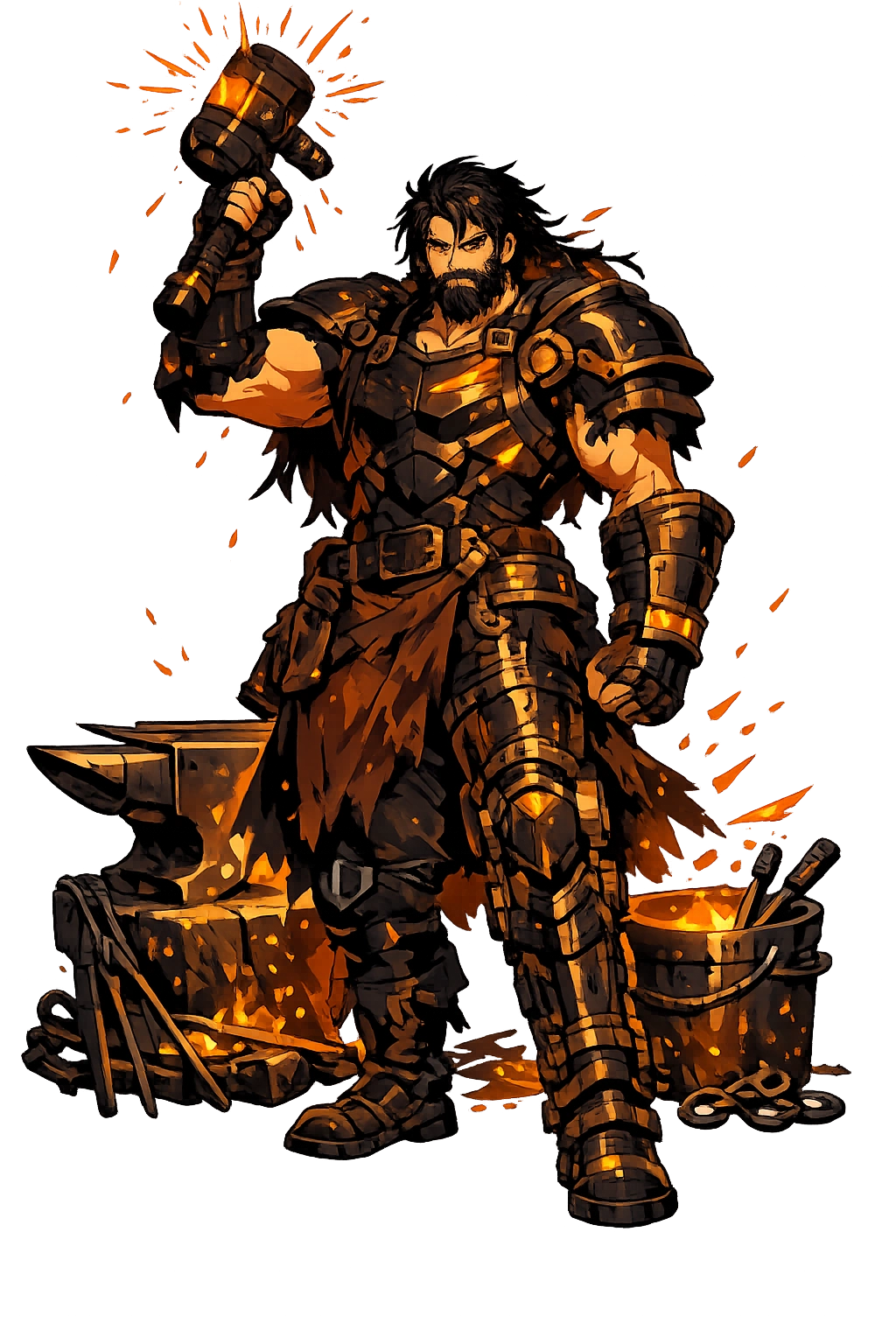Hēphaistos mascot