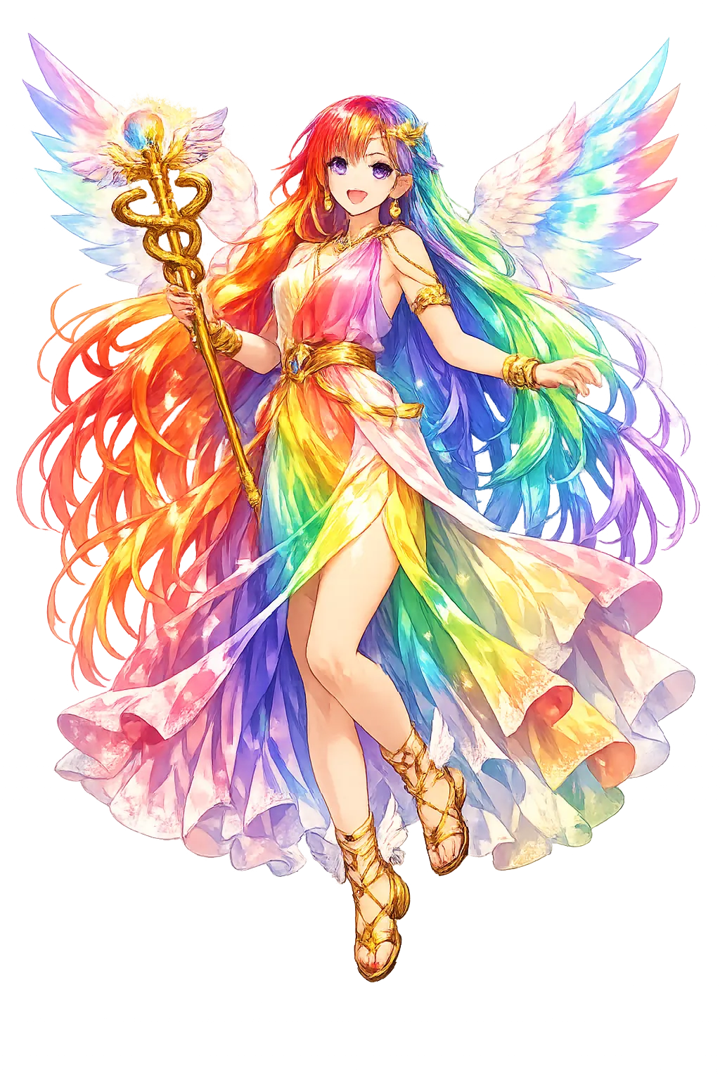 Íris mascot